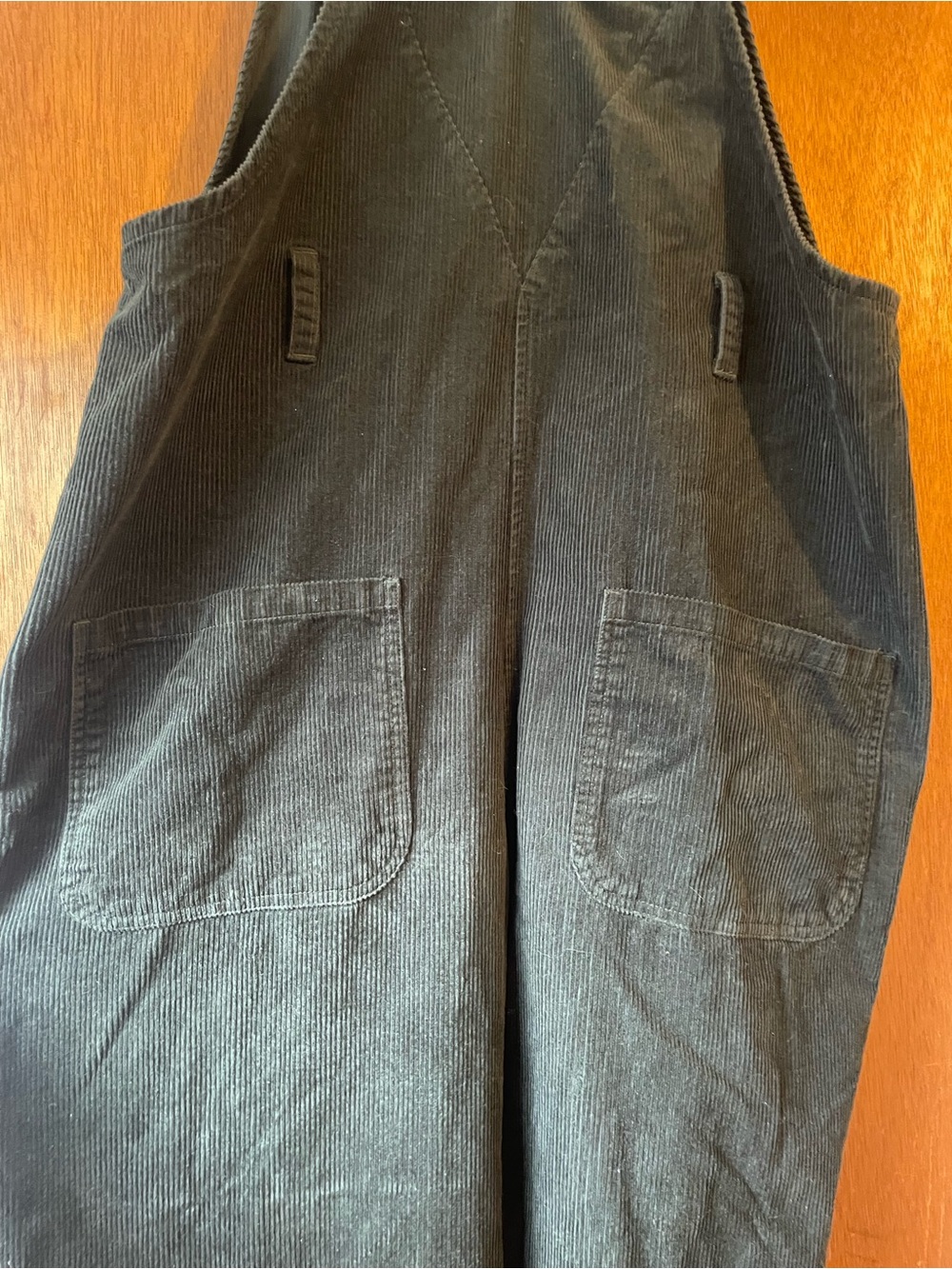 Lucy & Yak Dark Green Corduroy Overalls Jumpsuit - Picture 5 of 7